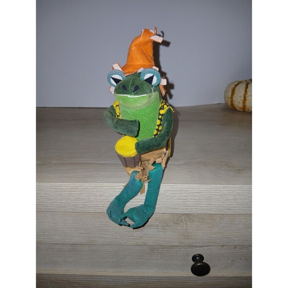 R. Dakin Dream Pets Calypso Joe Stuffed Animal Frog Sawdust Japan #1166 Vintage - Picture 12 of 13
